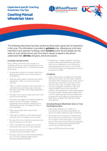 Manual Wheelchair Factsheet