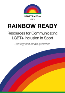 RainbowReady Resources for communicating LGBT+ Inclusion in Sport