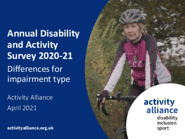 Annual Disability and Activity Survey 2020-21