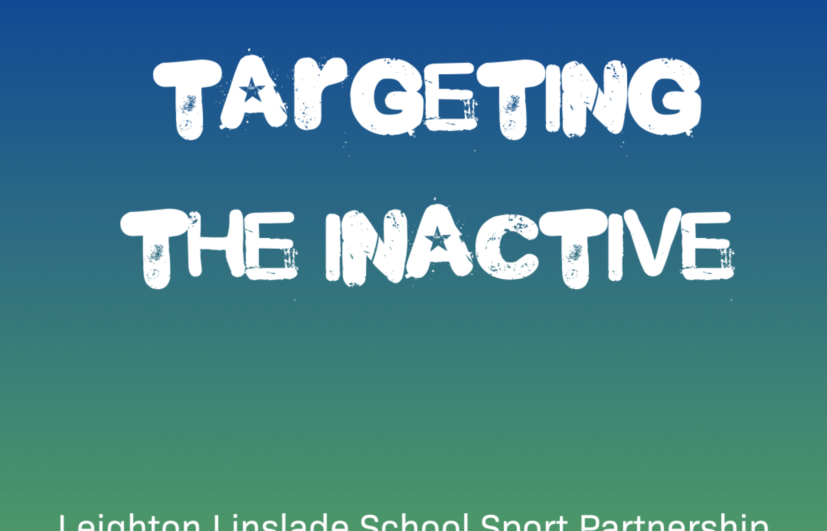 Targeting the inactive