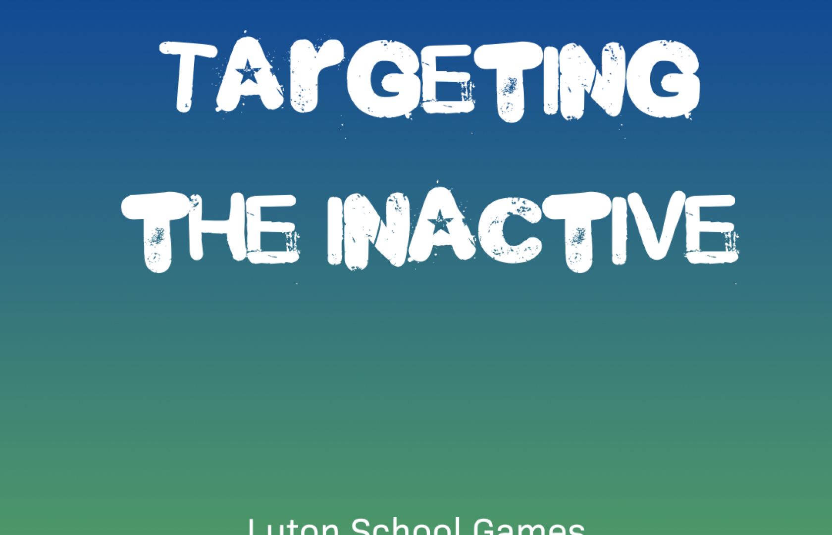 Targeting the Inactive